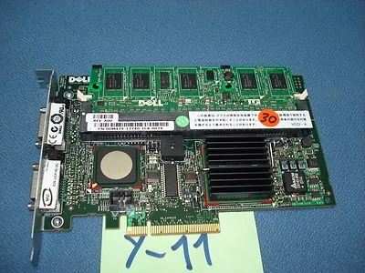 Dell 0DM479 Perc 5/E Dual Port 256MB SAS PCI-E Server Raid Controller 0X8483 - Image 1 of 4