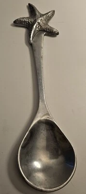 Cuchara estrella de mar vintage de aluminio fundido Mariposa 1994 Foto 1 de 4
