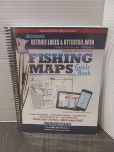 Minnesota Detroit & Ottertail Area Fishing Maps Sportsman's Guide Book - Picture 1 of 6