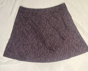 Eddie Bauer Women's XL Violet Kacey Faux Wrap Athletic Mini Skirt Stretch Tennis - Picture 1 of 7