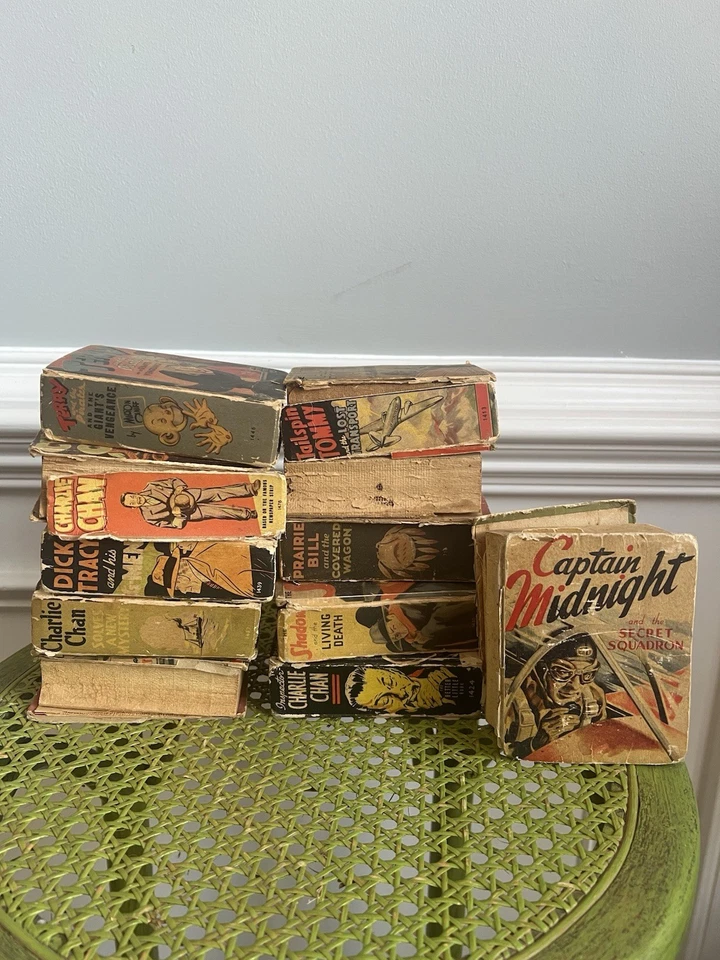 Lot Vintage Big Little Books 1930s–40s Dick Tracy Shadow Tailspin Tommy - Image 1 of 4