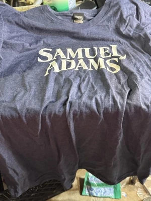Camisa Samuel Adams Para Hombres XL Gris Gráfico Cerveza Promo Camiseta 50/50 Poli Algodón Foto 1 de 4