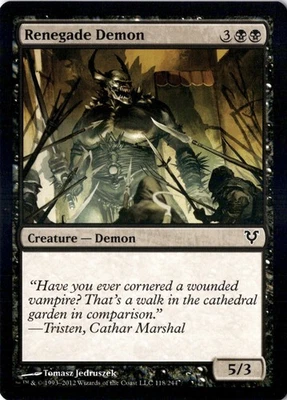 Renegade Demon Avacyn Restored 118 LP - Image 1 of 2