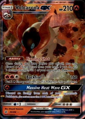 Volcarona GX Ultra Rare SM - Cosmic Eclipse 35/236 Near Mint - Image 1 of 2
