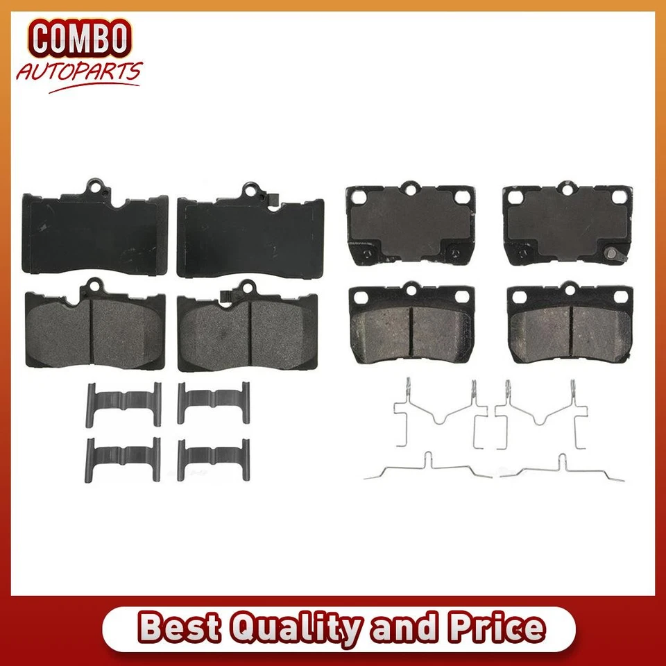 Juego de pastillas de freno de disco delanteras traseras para Lexus GS350 2007-2008 Foto 1 de 4
