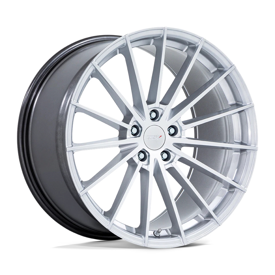 19x8.5 TSW TW005 Goodwood Hyper Silver Wheel 5x100 (38mm) - Image 1 of 4