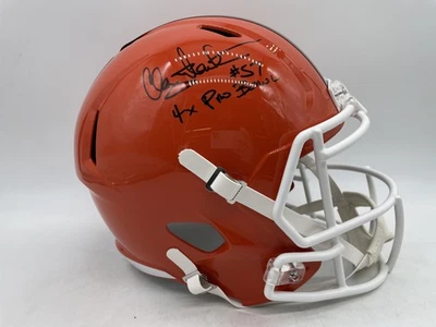 Clay Matthews Autographed Cleveland Browns F/S Speed Helmet w/4x Pro Bowl- Prova - Image 1 of 4