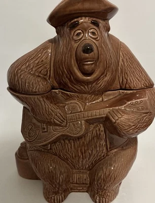 Disney Collectible Big Al Country Bear Jamboree Cookie Jar Chipped On Hat See Pc - Image 1 of 4