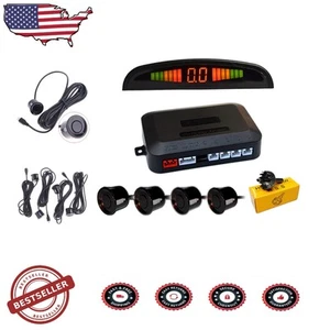 4-Sensor Car Parking System with LED Display & Acoustic Alerts - Modern Safety - Picture 1 of 6