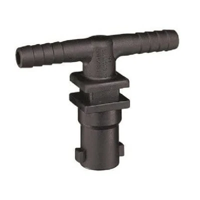 Quick Nozzle Body Elbow Double Hose Barb For 1/2" ID Hose 125 Max PSI - Изображение 1 из 2