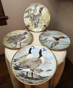 VINTAGE Set of 4 Franklin Mint "Water Birds of the World" 1981 Basil Ede EUC - Picture 1 of 12