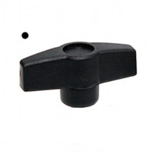 2 Wing knobs female M6 BRASS INSERT router drill nut bolt saw thumb screw clamp - Picture 1 of 4