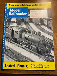Model Railroader Magazine February 1955 VINTAGE - Picture 1 of 2