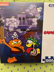 Garfield Halloween 1000 Piece Puzzle Aquarius Brand 20" X 28" Nickelodeon NEW - Picture 1 of 3