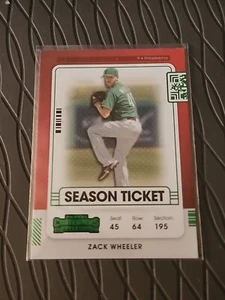 Zack Wheeler 2021 PANINI CONTENDERS Baseball Card - Picture 1 of 2