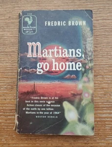Martians Go Home Fredric Brown 1956 Science Fiction Vintage Paperback - Bild 1 von 2