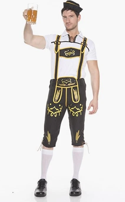 Oktoberfest - Negro/Dorado - Pinocho - Accesorio de Disfraz - Adulto - 2 Tallas Foto 1 de 1
