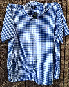 Nueva con etiquetas Camisa con Botones Ralph Lauren Performance, Azul Blanca, LT - Imagen 1 de 8