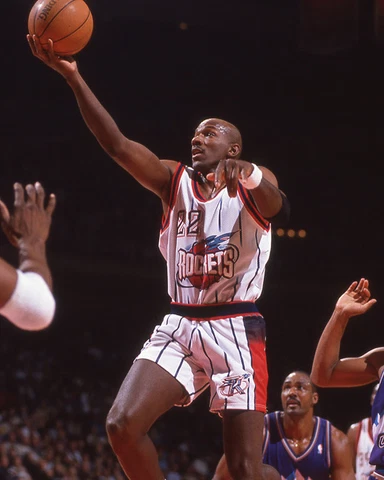 Houston Rockets CLYDE DREXLER Glossy 8x10 Photo Basketball Print Poster Cover