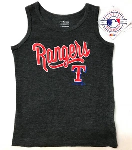 Niño Pequeño Talla 4T TEXAS RANGERS CAMISETA SIN MANGAS Niños Camisa Brezo Negro/Gris Oscuro NUEVO - Imagen 1 de 3