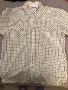 Tommy Hilfiger western style short-sleeved shirt - size XL