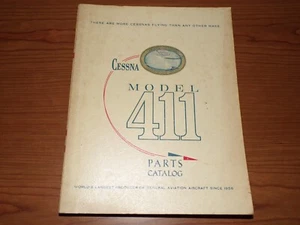 Cessna 411  Parts Catalog Manual Wichita, Kansas 1965 - Picture 1 of 5