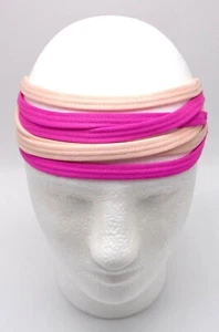 Nike Strappy Headband Adult Unisex Washed Coral/Fire Pink - Picture 1 of 6