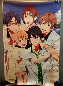 Iwatobi Swim Team Anime 12 X 17.5 Inches Canvas Poster (NO FRAME) - Picture 1 of 1