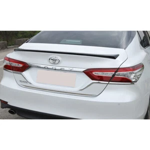 Matte Black For TOYOTA Camry XV70 8th Sedan OE Style Trunk Spoiler Wing FRP - Picture 1 of 7