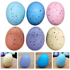 6 pièces ornements peints œufs de Pâques décoratifs jouets vides enfant artificiel
