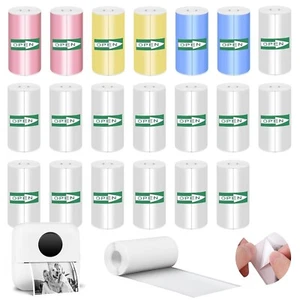 20PCS Mini Printer Paper,Thermal Sticker Paper,Self-adhesive,Mini Thermal Pri... - Picture 1 of 7