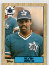 1987 Topps #235 Alvin Davis  Seattle Mariners MLB Vintage Baseball Card