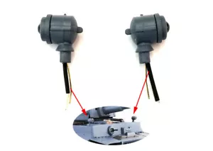 Heng long 1/16 2.4GHz 3818 015 RC Tank 5mm Front Lighting Accessory Part 1 Pair - Picture 1 of 4