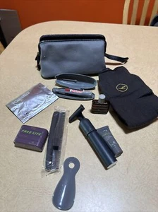 Lufthansa First Class Aminity Kit Marca Vintage Borsa Completa Scatola Aperta - Foto 1 di 19