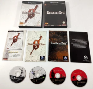 Lot Of 2 Games Gamecube French Version Resident Evil And Zero With Notices - Picture 1 of 3