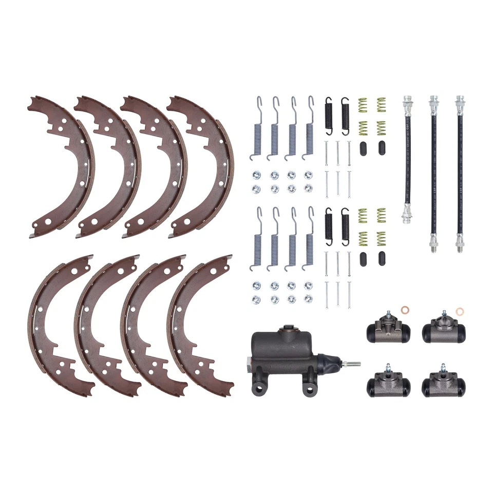 Kit de frenos de lujo 1939 Buick Century serie 60 cilindro maestro zapatas mangueras Foto 1 de 4