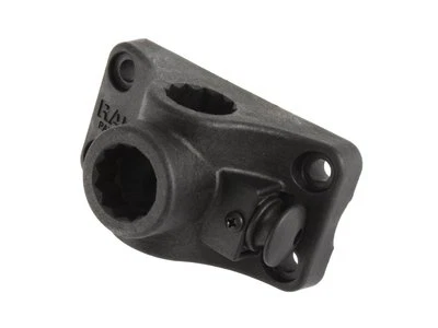 RAM Mount RAM-ROD Combo Bulkhead / Flat Surface Base w/ Plunger for Spline Posts