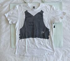 Supreme X The North Face Bullet Proof Vest T Shirt White Sz M 100 % Authentic