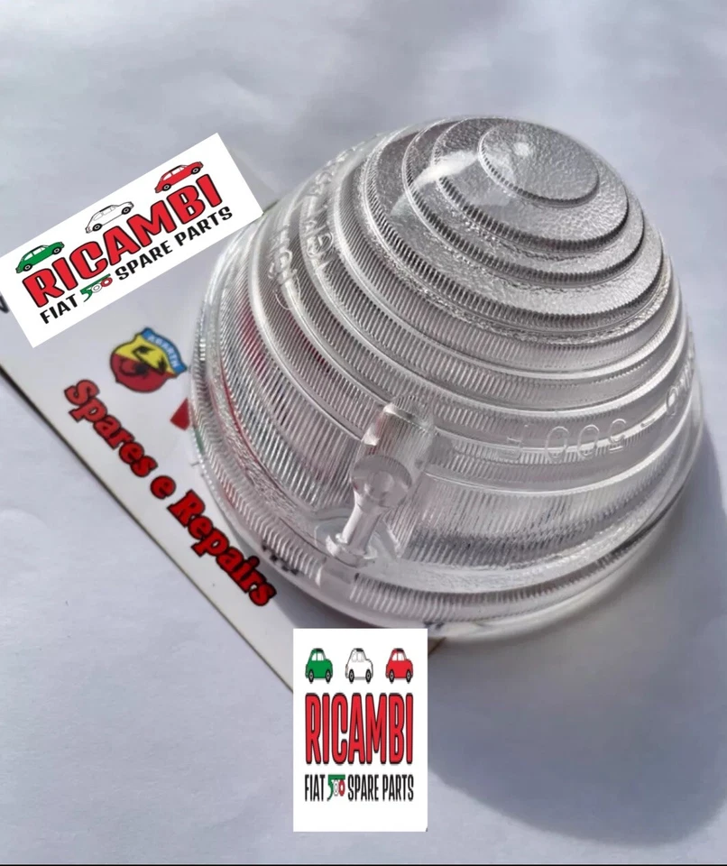 Lente Indicador Delantero Clásico Fiat 500 Blanco x1 Nuevo Foto 1 de 1