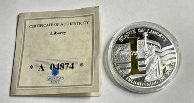 2010 American Mint Liberty "L" Proof Coin w/COA - Image 1 of 4