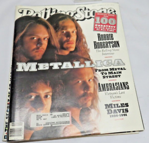 Rolling Stone Magazine Issue #617 Metallica November 14, 1991