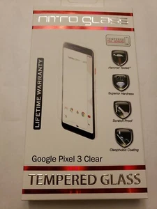ZNITRO Tempered Glass Screen Protector for Google Pixel 3, Clear - Picture 1 of 4