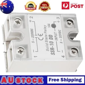 Compact SSR-10 Solid State Relay 10A 5-220VDC for Harsh Environments - Picture 1 of 20