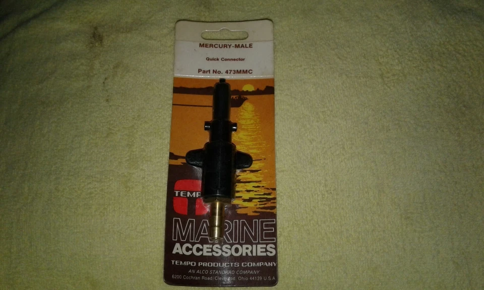 Tempo Marine 5/16" Mercury Aluminum Male Quick Connector # 473 MMC - Image 1 of 1