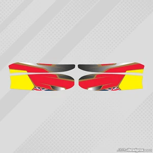 GILLARD STYLE KG506 SIDE POD STICKER KIT - KARTING - JakeDesigns - Picture 1 of 1