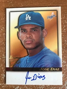 Autógrafo certificado por Bowman José Díaz 2001 #BA-JD Los Angeles Dodgers - Imagen 1 de 2