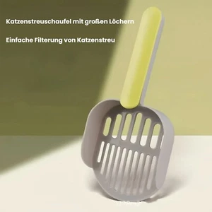 Katzenstreuschaufel mit großen Löchern – Reinigungswerkzeug für Katzenklo - Bild 1 von 6