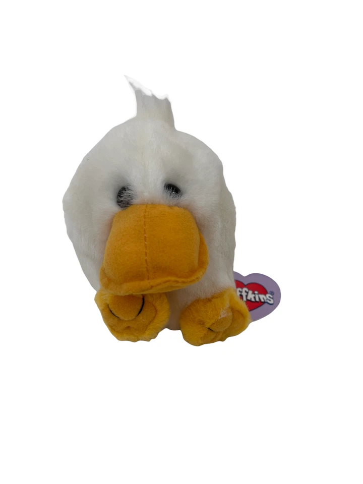 Vintage Puffkins Quakster Duck 4 1/2" Swibco Plush Stuffed Animal NEW - Image 1 of 1
