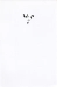 Simple THANK YOU ♪ Card, Drop A Little Musical Note by American Greetings +✉ - Picture 1 of 5