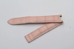 CARTIER PASHA LEDER ARMBAND 18MM FALTSCHLIESSE 16MM NEU 18-16 ROSA NEU - Bild 1 von 2
